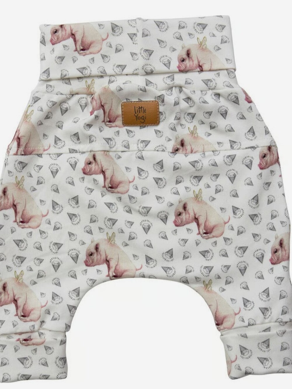 4 For $16 - Little Yogi Grow With Me Pants - Flying Pigs - Picture 2 of 6
